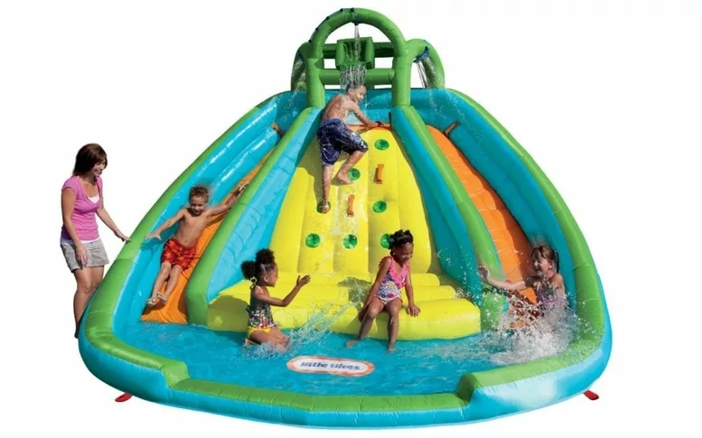 rocky mountain river race inflatable slide bouncer